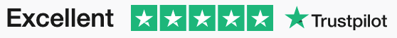 Excellent – fem stjärnor på Trustpilot
